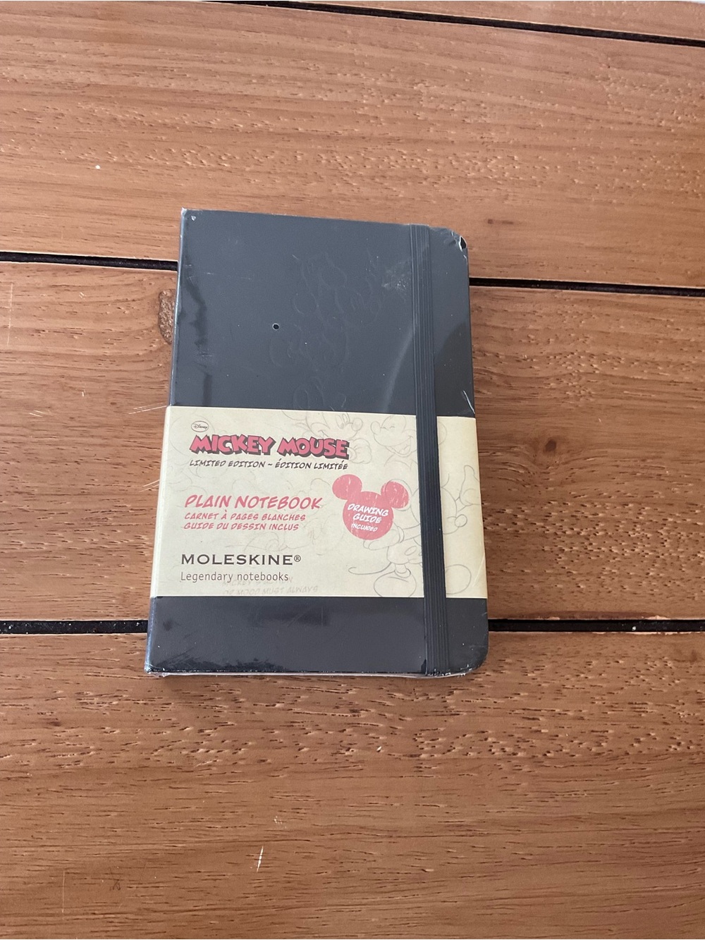 NEW VINTAGE Moleskine Disney Mickey Mouse Limited Edition Plain Notebook